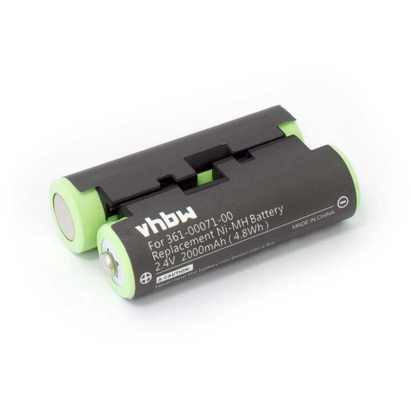Batterie compatible avec Garmin Astro 320 Handheld, 430 Handheld système de navigation gps (2000mAh, 2,4V, NiMH) - Vhbw