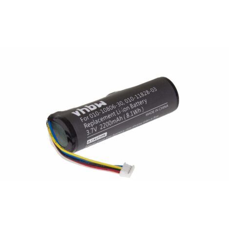 vhbw Batterie compatible avec Garmin TT10, TT15X, TT15 collier de dressage (2200mAh, 3,7V, Li-ion)