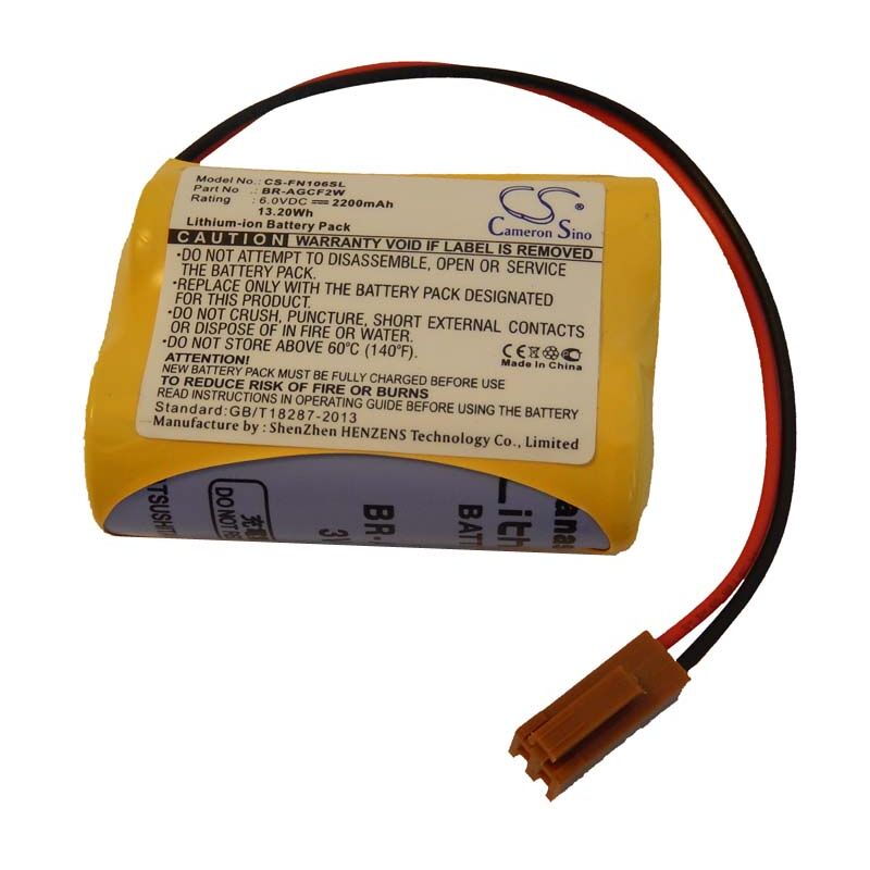 Batterie compatible avec Ge Fanuc A98L-0031-0011, Beta iSV Amplifier plc Contrôleur Logique Programmable (2200mAh, 6V, Li-MnO2) - Vhbw