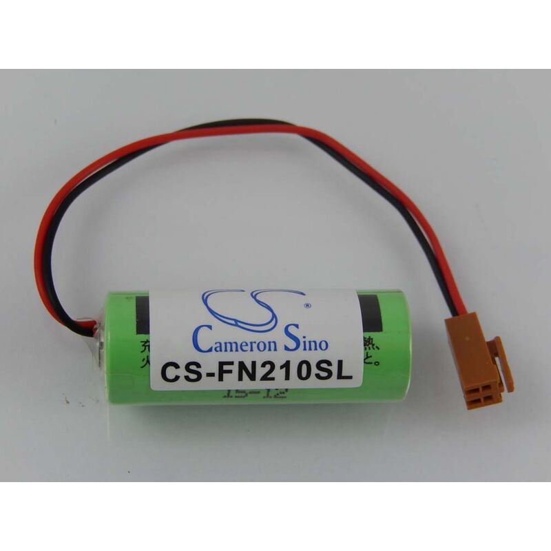 Vhbw - Batterie compatible avec Ge Fanuc cnc 16/18-B, cnc 21-B système de contrôle (2000mAh, 3V, Li-ion)