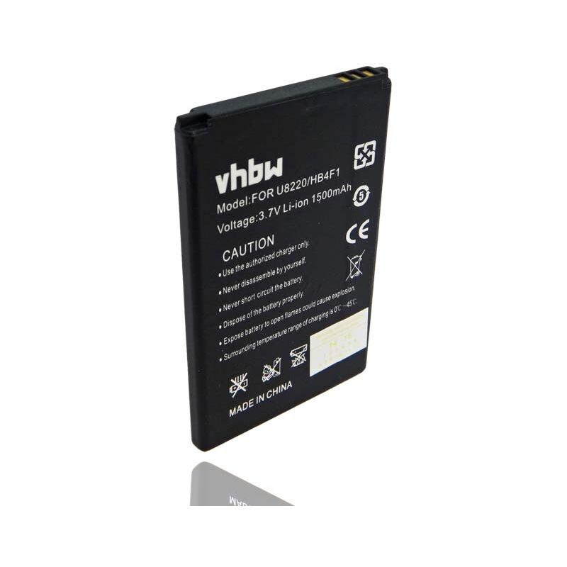 vhbw batterie compatible avec Huawei E5S, E693, E6939, EC5321, ET5321, M860 routeur modem mobile hotspot (1500mAh, 3,7V, Li-ion)