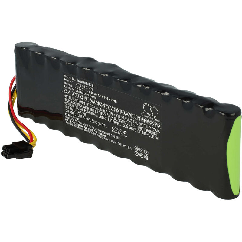 vhbw Batterie compatible avec Husqvarna Automower 265 ACX 2014, 265 ACX 2015, 265 ACX G2-2 robot tondeuse (5200mAh, 22,2V, Li-ion)