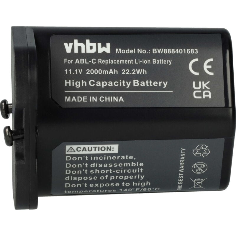 Batterie compatible avec iRobot Braava Jet M6 robot électroménager (2000mAh, 10,8V, Li-ion) - Vhbw