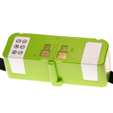 Vhbw – Batterie Li-ion 4000mAh 14,4V pour aspirateur iRobot Roomba 677 680 681 685 690 691 695 696 – Remplacement haute autonomie