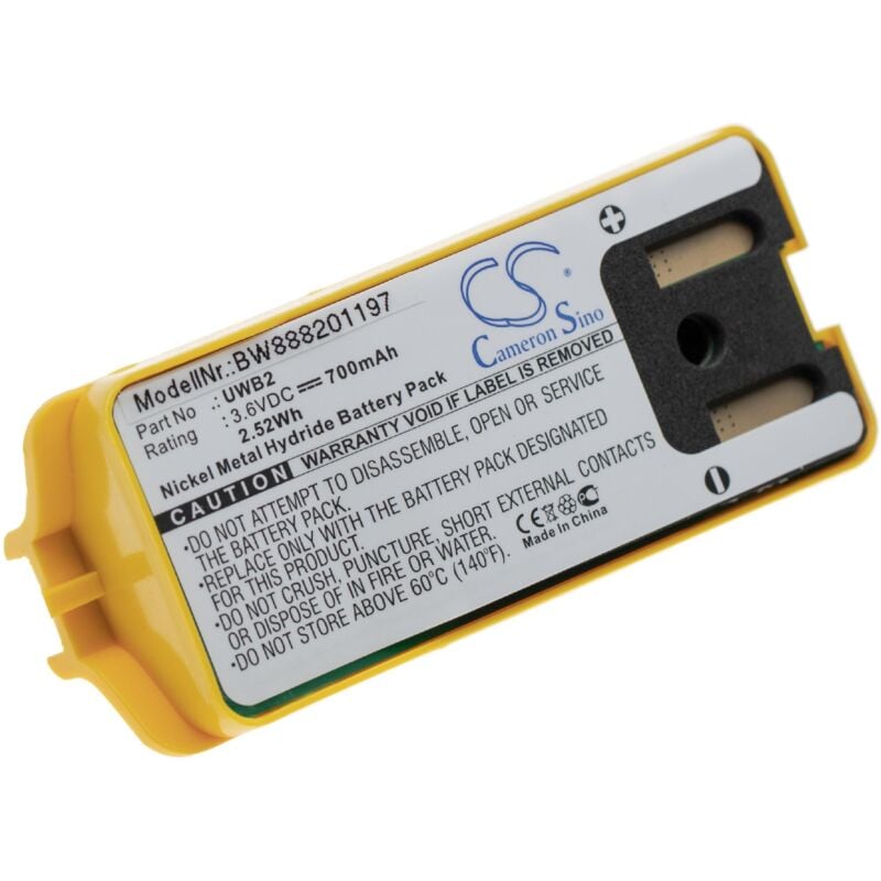 Vhbw - 1x Batterie compatible avec jay Modular Industrial Radio Remote Control, A003 has, Remote ude radio talkie-walkie (700mAh, 3,6V, NiMH)