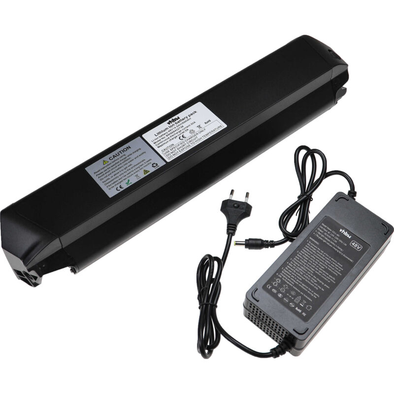 Batterie compatible avec LLobe Voga Bianco vélo électrique (14,5Ah, 48V, Li-ion) + chargeur - noir - Vhbw