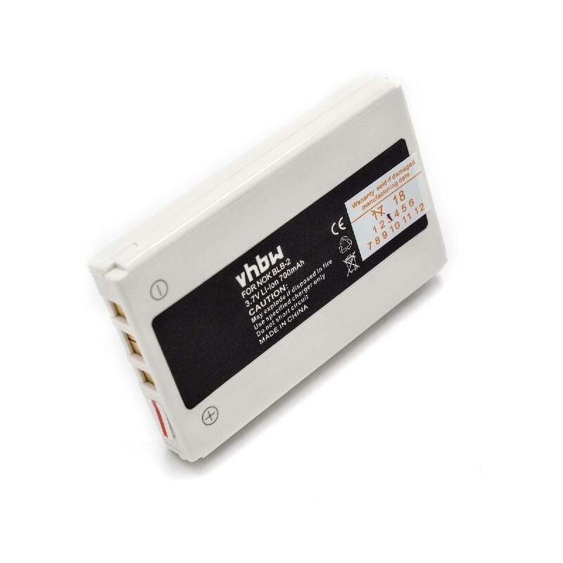 Batterie compatible avec Logitech Wireless dj Music System lecteur de musique MP3 (700mAh, 3,7V, Li-ion) - Vhbw