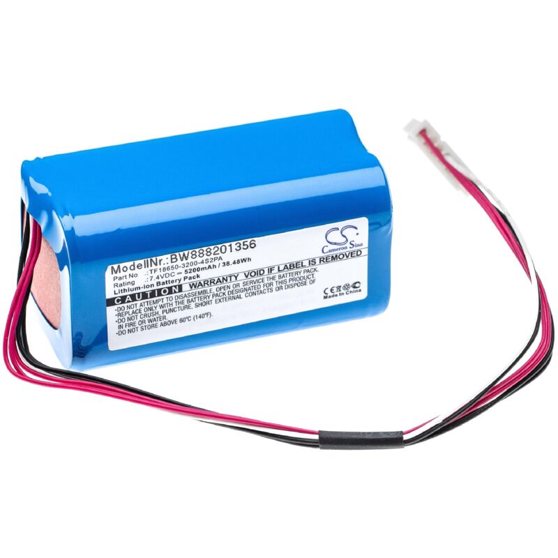 Vhbw - batterie compatible avec Marshall Kilburn ii, ii V2 haut-parleurs, enceintes (5200mAh, 7,4V, Li-ion)