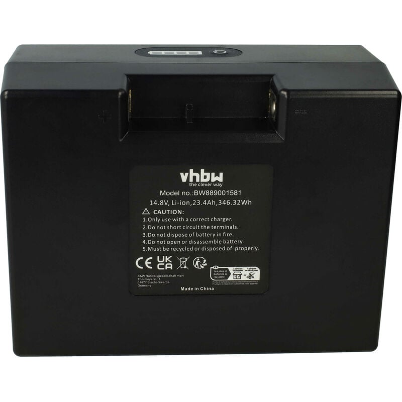 Vhbw - Batterie compatible avec Kiffe Birdie chariot de golf électrique (23400mAh, 14,8V, Li-ion)
