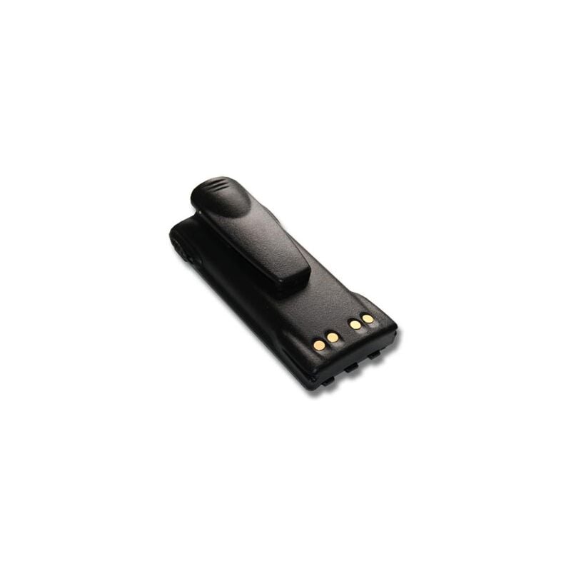 Batterie compatible avec Motorola GP330 radio talkie-walkie (1500mAh, 7,2V, NiMH) - avec clip de ceinture - Vhbw