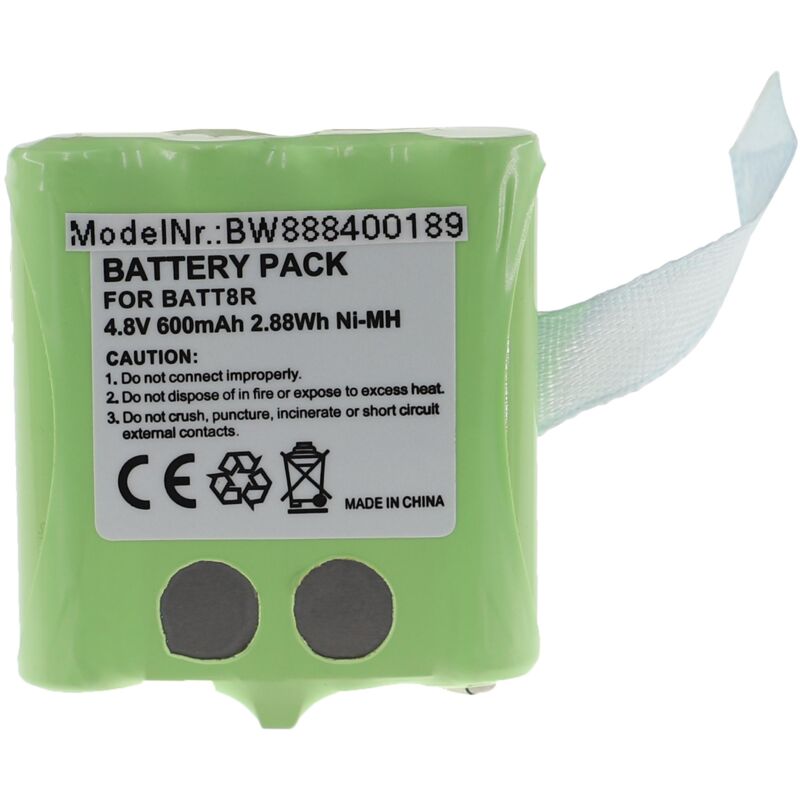 Batterie compatible avec Motorola Talkabout FV700R, M370H1A, SX700R radio talkie-walkie (600mAh, 4,8V, NiMH) - Vhbw