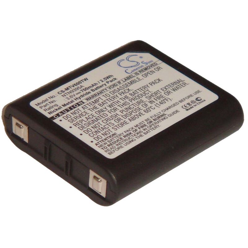 Vhbw - batterie compatible avec Motorola Talkabout T6530, T6550, T7100, T800, T82, T82 Extreme, T8500, T8500R radio talkie-walkie (700mAh 3,6V NiMH)