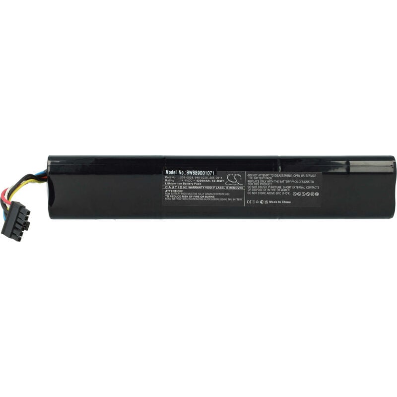 Batterie compatible avec Neato Botvac D3, D5, D3+, D301, D303, D4, D5+, D502, D503, D6, D7, Connected aspirateur (4200mAh, 14,4V, Li-ion) - Vhbw