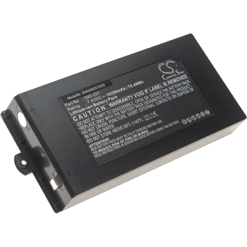 Batterie compatible avec Owon B-8000, hc-pds, PDS5022, PDS602, Powers pds oscilloscope outil de mesure (10200mAh 7,4V Li-Ion) - Vhbw