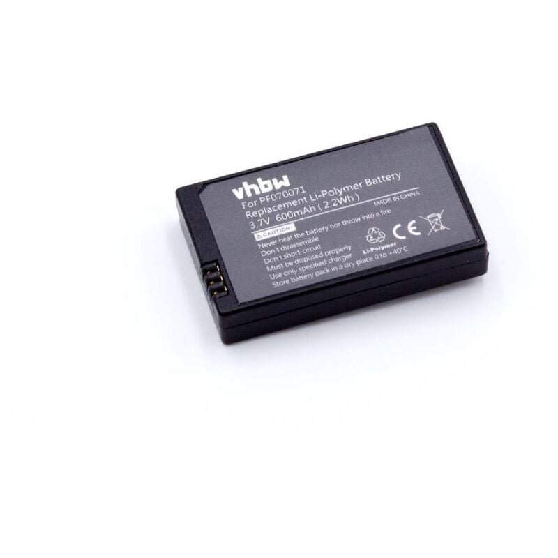 Vhbw - Batterie compatible avec Parrot Minidrones GGX8818Q drone (600mAh, 3,7V, Li-polymère)