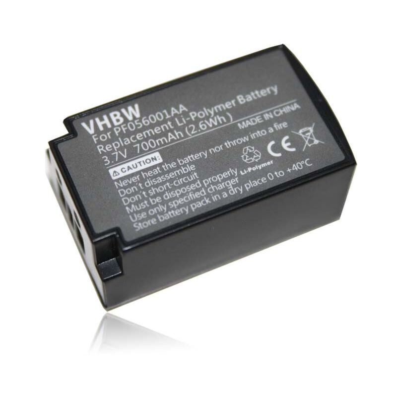 Batterie compatible avec Parrot zik casque et écouteurs sans fil (700mAh, 3,7V, Li-polymère) - Vhbw