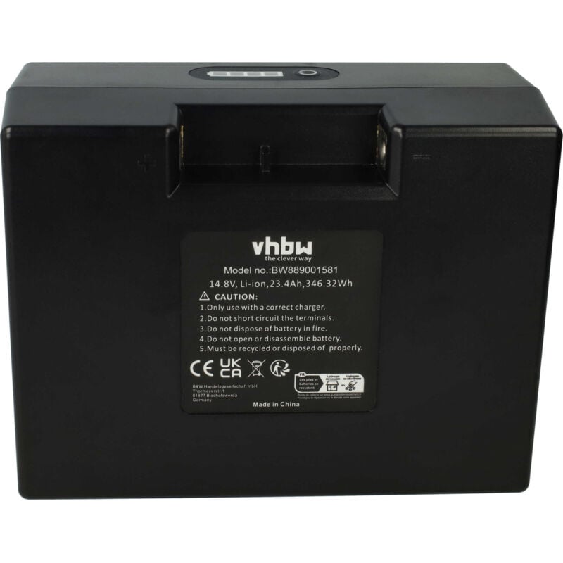 vhbw Batterie compatible avec MOCAD 1&2 chariot de golf électrique (23400mAh, 14,8V, Li-ion)