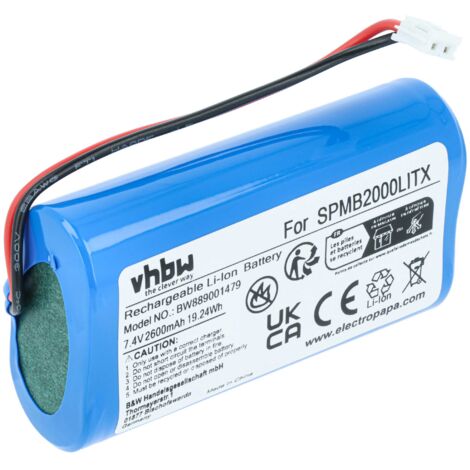 2 Batteries De Rechange Pour Tondeuse Moser Chromini Type 1591 - 2700mAh - Wahl - Neuf