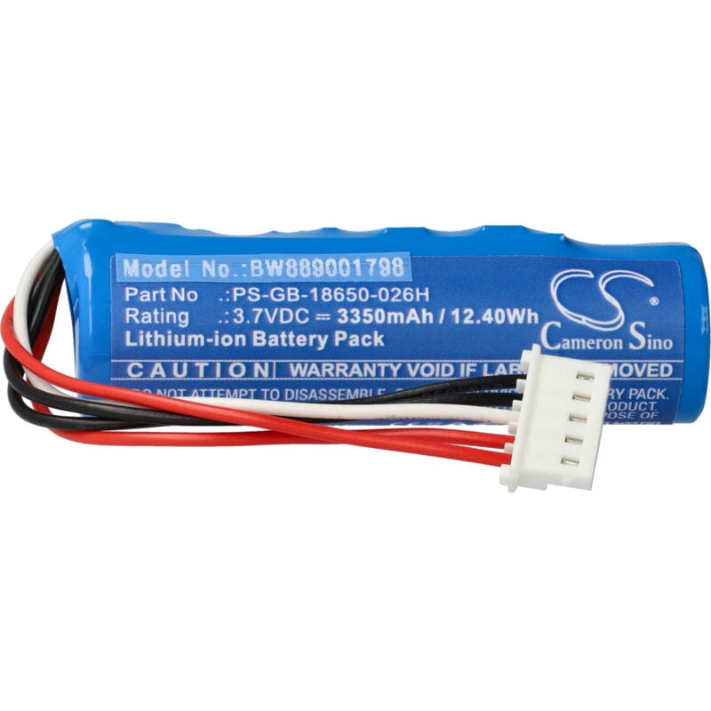 Vhbw - Batterie compatible avec SumUp 3G+, 3G lecteur de carte, nfc Smart Card Reader (3350mAh, 3,7V, Li-ion)