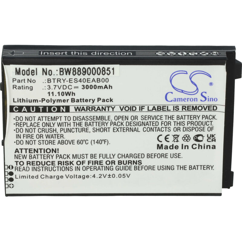 Vhbw - Batterie compatible avec Symbol ES400, ES405 scanner de code-barre pos (3000mAh, 3,7V, Li-polymère)