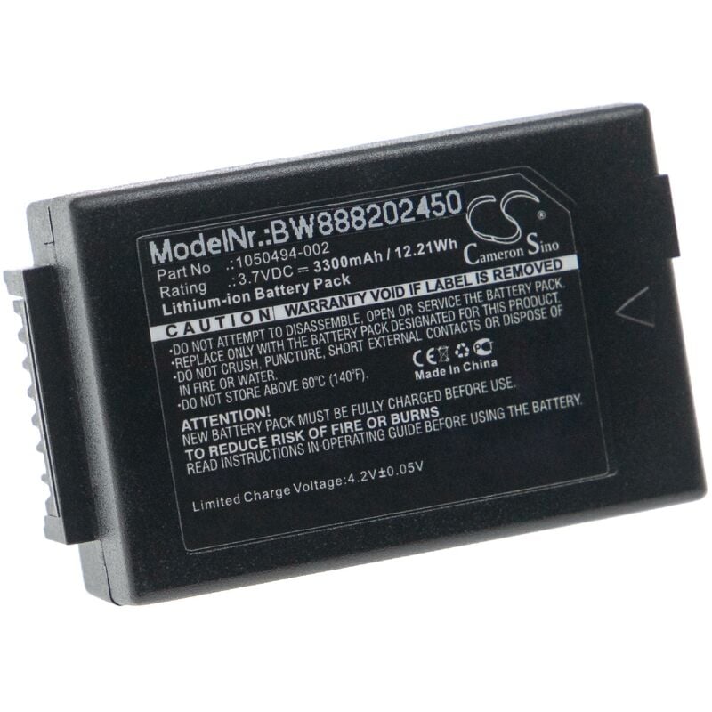 Vhbw - Batterie compatible avec teklogix 7525, 7525C, 7527, G2 G1 ordinateur handheld (3300mAh, 3,7V, Li-ion)