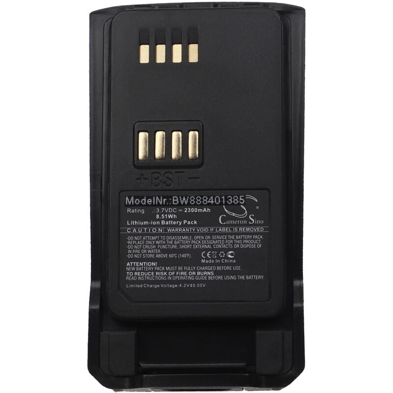 Vhbw - Batterie compatible avec tetra cassidian THR9 radio talkie-walkie (2&8239300mAh, 3,7V, Li-ion)