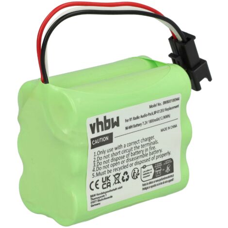 Batterie Remplacement Pour Philips HQ6890 / BT9290 - 1200mAh, Neuve, Marque Saustark