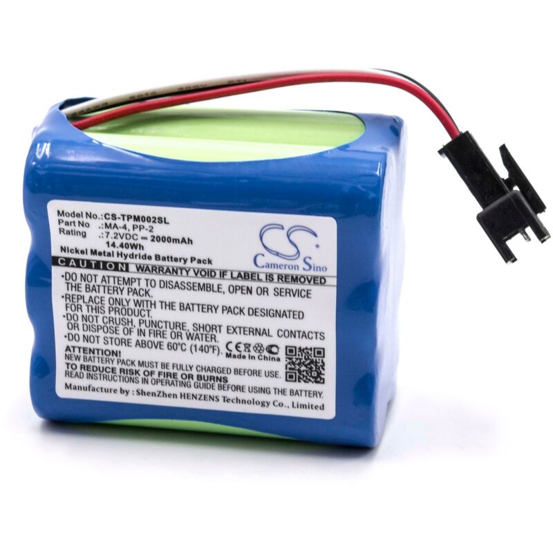 Batterie compatible avec Tivoli pal+, pal bt radio (2000mAh, 7,2V, NiMH) - Vhbw