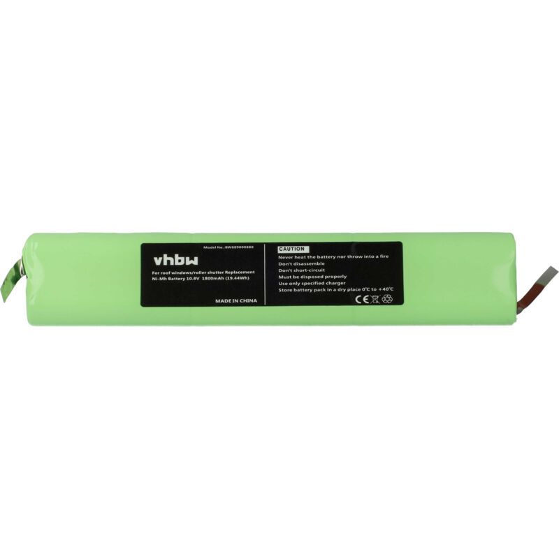 Vhbw - Batterie compatible avec Velux volet roulant de fenêtre et stores, fenêtres solaires (1800mAh, 10,8V, NiMH)