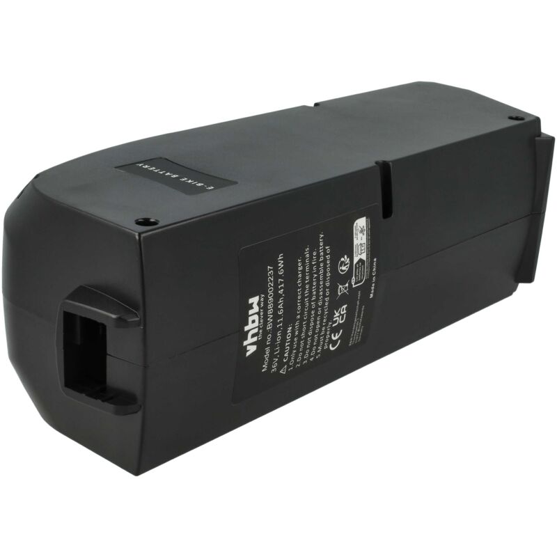Vhbw - Batterie compatible avec vsf Fahrradmanufaktur P-400Alfine, P-300Nexus, P-400DeoreXT vélo électrique (11,6Ah, 36V, Li-ion) - noir