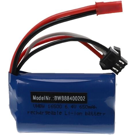 Vhbw Li-Ion batterie 1500mAh (7.4V) pour modélisme MJX RC