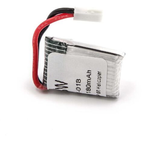 vhbw Batterie compatible avec Wltoys V933 RC Helicopter modèlisme RC (180mAh, 3,7V, Li-ion)
