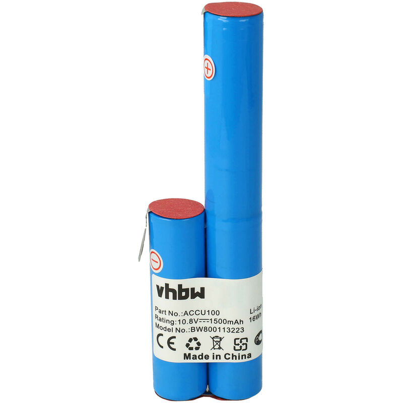 Vhbw - Batterie compatible avec Wolf ags 1500mAh, 10,8V, Li-ion