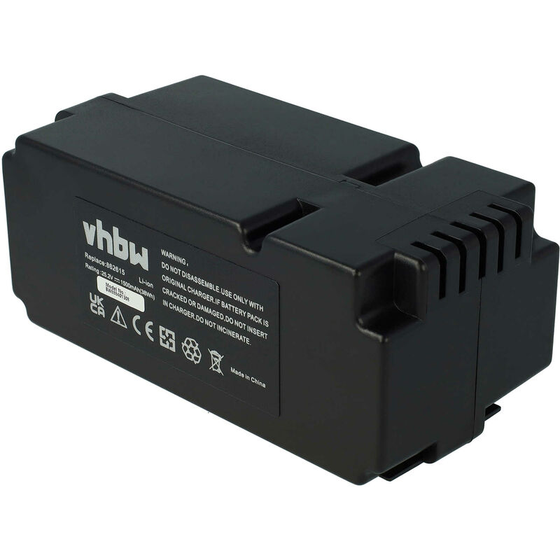 Vhbw - Batterie compatible avec Yard Force SA650B, NX80i, NX100i, LUV600Ri, LUV1000Ri, Classic 600B, Classic 500B tondeuse 1500mAh, 25,2V, Li-ion