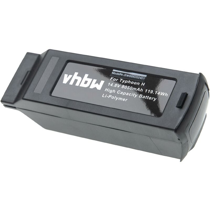 Vhbw - Batterie compatible avec Yuneec H480, Typhoon h drone (8050mAh, 14,8V, Li-polymère)