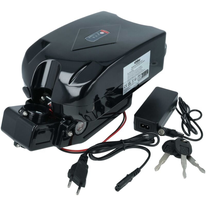 vhbw Batterie design grenouille + support + chargeur compatible avec Viking Hopper EGO E-Bikes (13,2Ah, 24V, Li-ion)