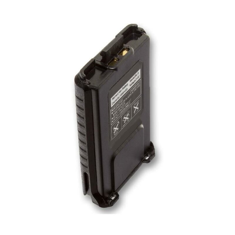 Batterie compatible avec Baofeng UV-5R, UV-5RE, UV-5RA radio talkie-walkie - Remplacement pour BL-5 (1800mAh, 7,4V, Li-ion) - Vhbw