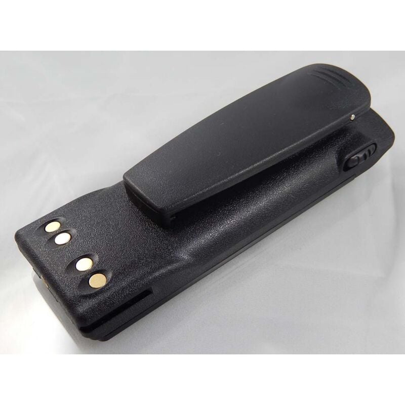 Batterie compatible avec Motorola MTP700, MTP750 radio talkie-walkie (1800mAh, 7,5V, Li-ion) - avec clip de ceinture - Vhbw