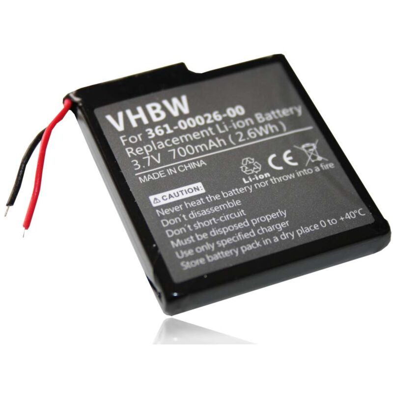 vhbw batterie Li-Ion 700mAh (3.7V) pour GPS Garmin Forerunner 305i comme 361-00026-00.