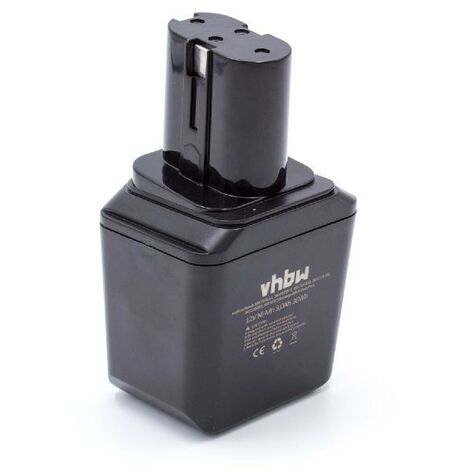 vhbw Batterie NiMH 3000mAh (12V) outils Bosch GSR-Serie 1. Génération avec batterie tubercule 12Volt comme 2 607 335 180, 2 607 335 021, 2 607 355 014