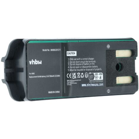 Vhbw – Batterie NiMH 700mAh 3,6V pour JAY Remote Control ECU – Remplacement radio talkie-walkie – Autonomie prolongée