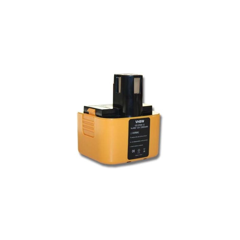 1x Batterie compatible avec abb Stotz s&j Superfix 220 outil électrique (3300 mAh, NiMH, 12 v) - Vhbw