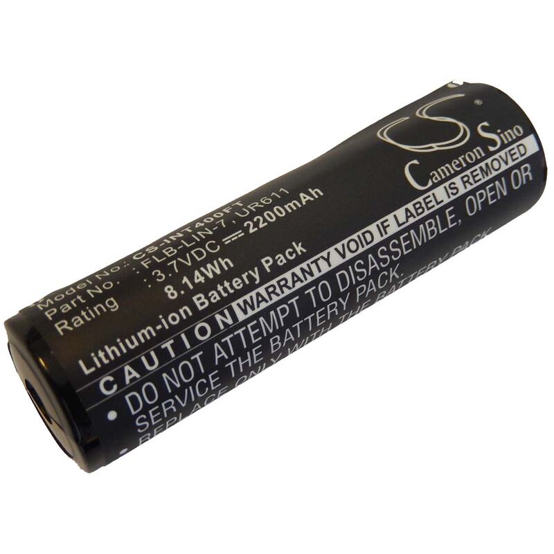 vhbw Batterie remplacement pour Inova FLB-LIN-7, UR611 pour lampe de poche, frontrale (2200mAh, 3,7V, Li-ion)