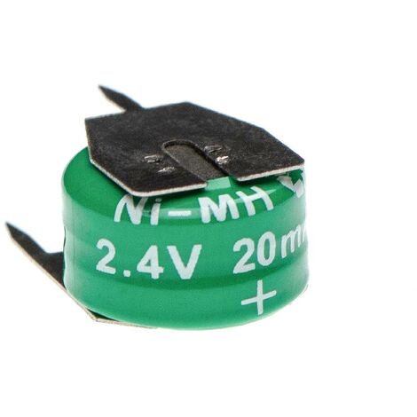 vhbw Batterie remplacement pour 2/V15H pour modèlisme RC (20mAh, 2,4V, NiMH), avec connexion à 3 broches