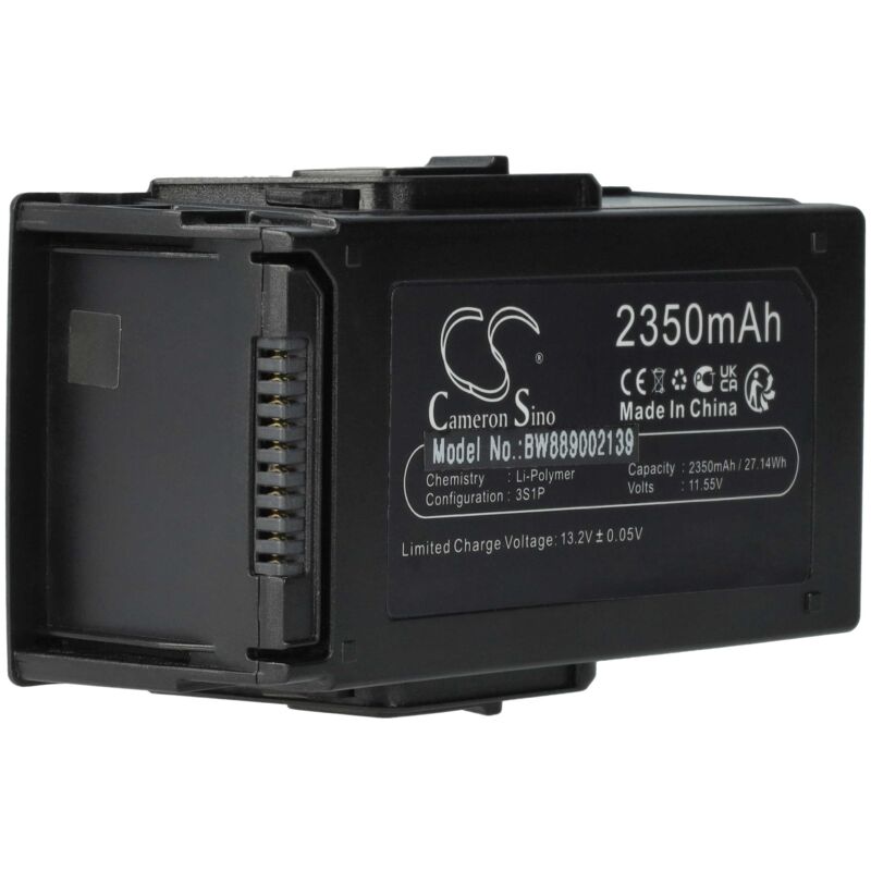 Batterie remplacement pour 3S1P, LiPo 3S pour drone (2350mAh, 11,55V, Li-polymère) - Vhbw