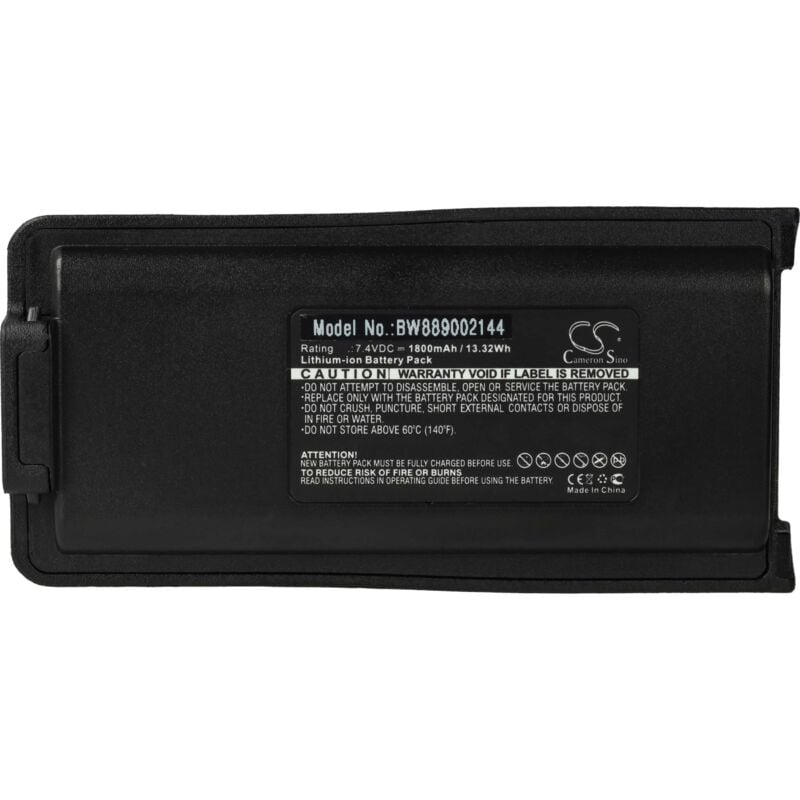 Batterie remplacement pour BL1718 pour radio talkie-walkie (1800mAh, 7,4V, Li-ion) - Vhbw