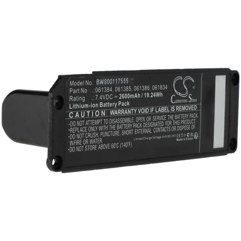 Vhbw - Batterie remplacement pour Bose 063404, 061386, 063287, 061385, 061834, 061384 pour haut-parleurs, enceintes portatives (2600mAh, 7,4V, Li-ion)