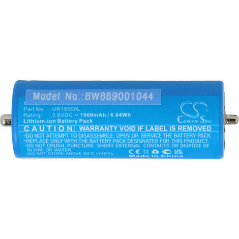 vhbw Batterie remplacement pour Braun 3018765, 6703925, 7030924, 67030625, 67030924, 67030925 pour rasoir tondeuse électrique (1900mAh, 3,6V, Li-ion)