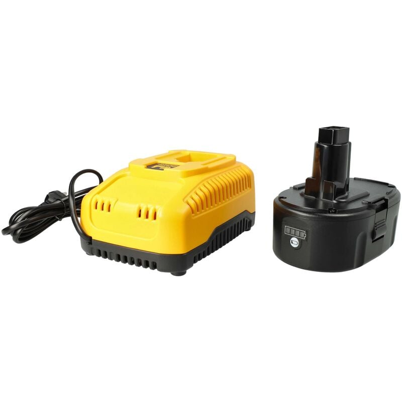 Batterie remplacement pour Dewalt DC9180 pour outil électrique (4000 mAh, Li-ion, 18 v) + chargeur - Vhbw