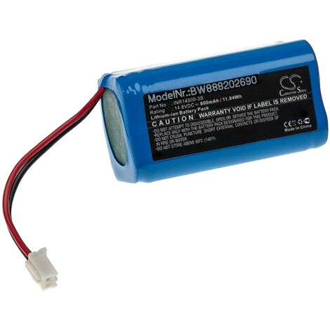 Vhbw – Batterie de remplacement Silvercrest 305857 – 2200mAh, 14,8V, Li-ion – Autonomie prolongée pour robot électroménager